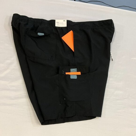 NWT GOODFELLOW Men's Midnight Black Bathing Suit Board Shorts Swimwear, sz XXL - Picture 8 of 12